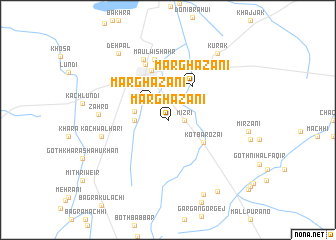 map of Marghazāni