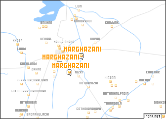 map of Marghazāni