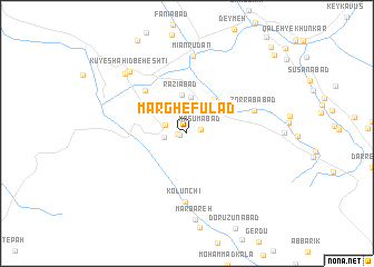 map of Margh-e Fūlād