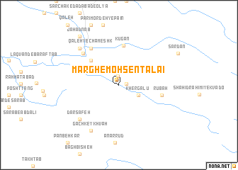 map of Margh-e Moḩsen Ţalā\