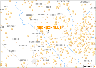 map of Marghuz Kalle