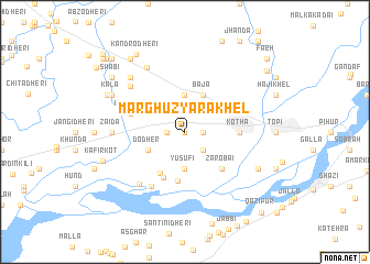 map of Marghūz Yāra Khel