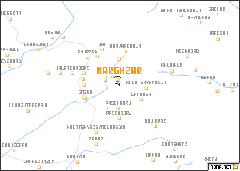 map of Marghzār