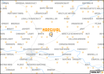 map of Margival