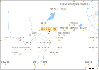 map of Margone