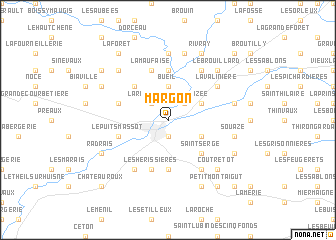 map of Margon