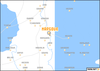 map of Margoué
