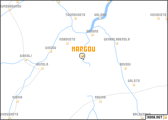 map of Margou