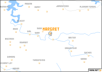 map of Margret