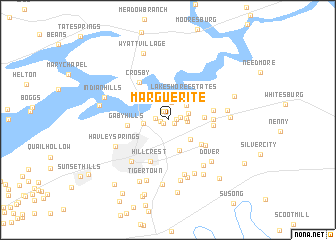 map of Marguerite