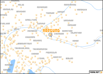 map of Mārgund