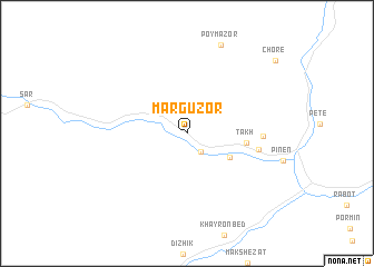 map of Marguzor