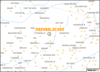 map of Marh Balochān