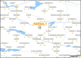 map of Mårhult