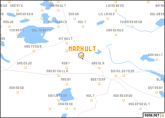 map of Marhult