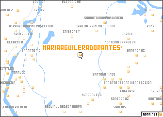 map of María Aguilera Dorantes