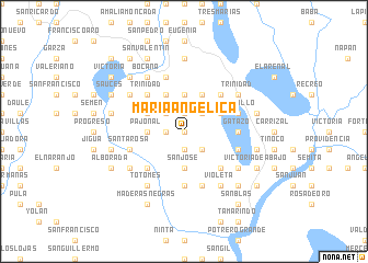 map of María Angélica