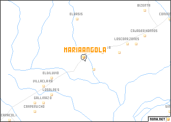 map of María Angola