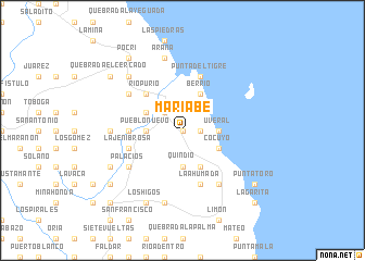 map of Mariabé