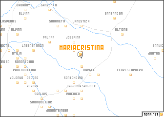 map of María Cristina