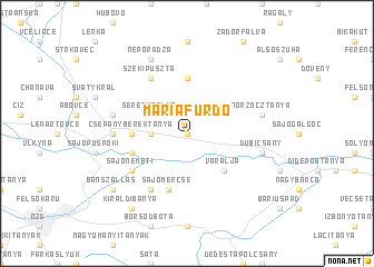 map of Máriafürdő