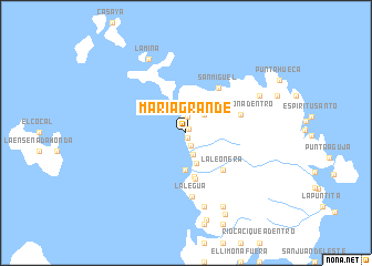 map of María Grande