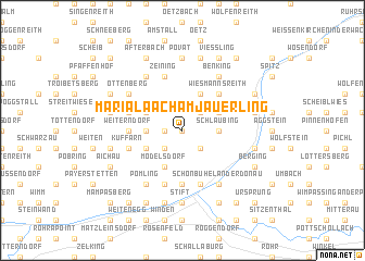 map of Maria Laach am Jauerling