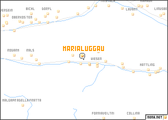 map of Maria Luggau