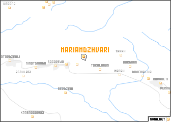 map of Mariamdzhvari