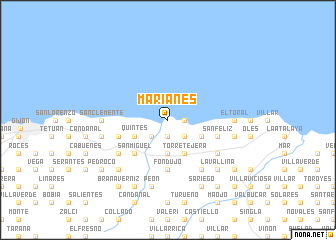 map of Marianes