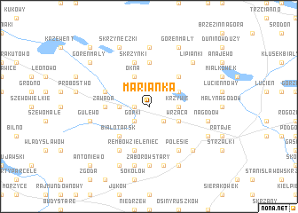 map of Marianka