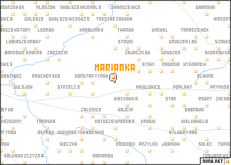 map of Marianka