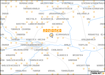 map of Marianka