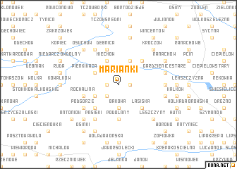 map of Marianki