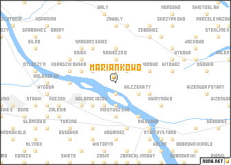 map of Mariankowo