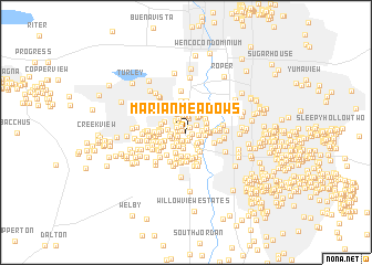 map of Marian Meadows