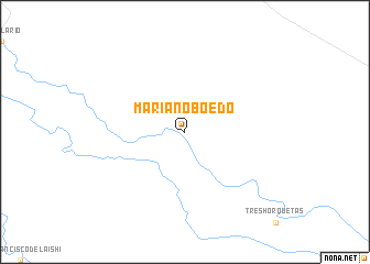 map of Mariano Boedo