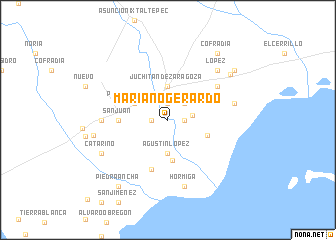 map of Mariano Gerardo