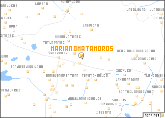 map of Mariano Matamoros