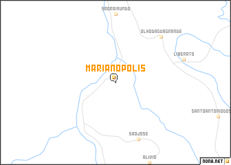 map of Marianópolis