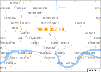 map of Márianosztra