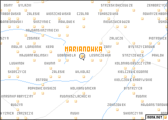 map of Marianówka