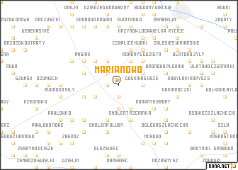 map of Marianowo