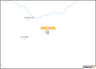 map of Mariano