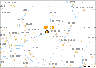 map of Mārīān