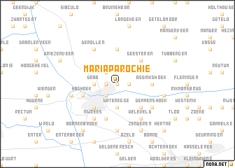 map of Mariaparochie