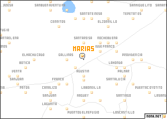 map of Marías