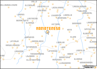 map of María Teresa