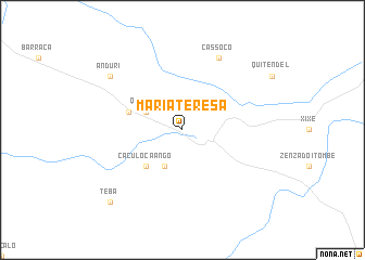 map of Maria Teresa