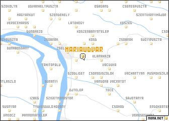 map of Máriaudvar